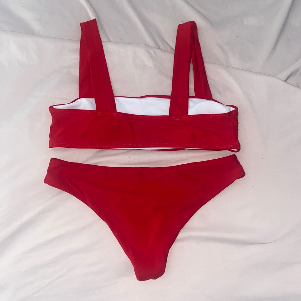 Red Shein Bikini